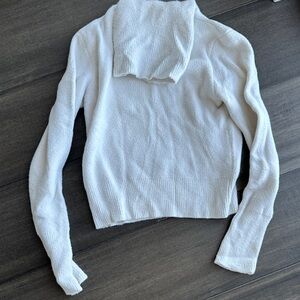 Zara Soft White Cowl Neck Sweater